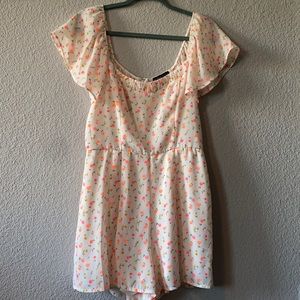 Summer floral romper, size M